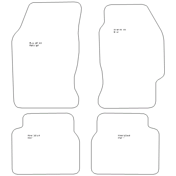 To fit Rover 800 I Car Mats 1986 - 1992 & Heel Pad (B) - Picture 5 of 16